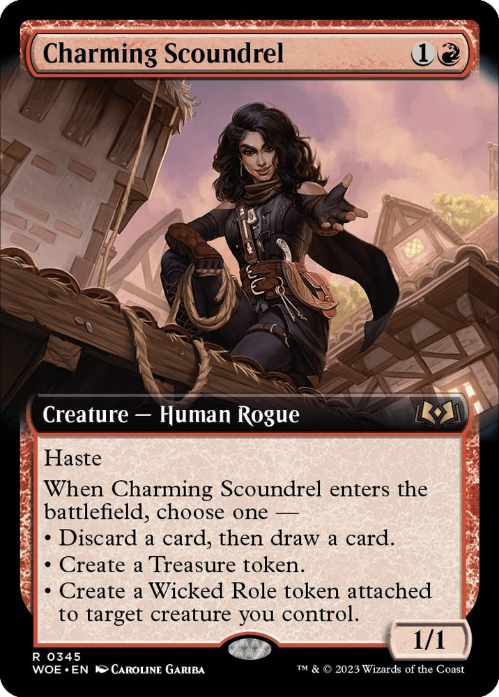 Image for Charming Scoundrel (Extended Art) (345) [Wilds of Eldraine]