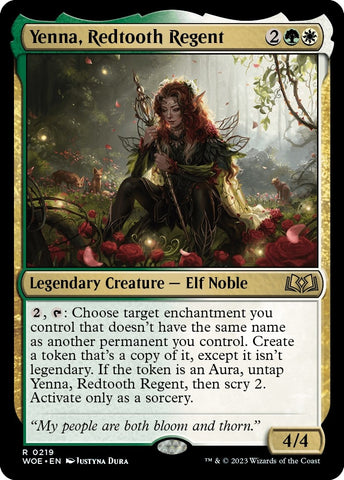 Image for Yenna, Redtooth Regent (219) [Wilds of Eldraine]