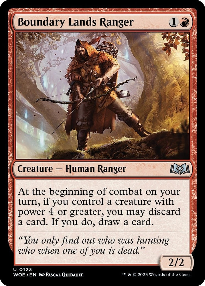 Image for Boundary Lands Ranger (123) [Wilds of Eldraine]