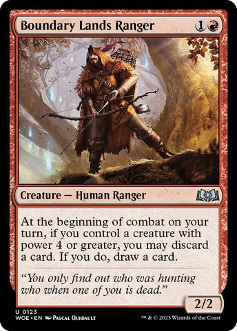 Image for Boundary Lands Ranger (123) [Wilds of Eldraine]