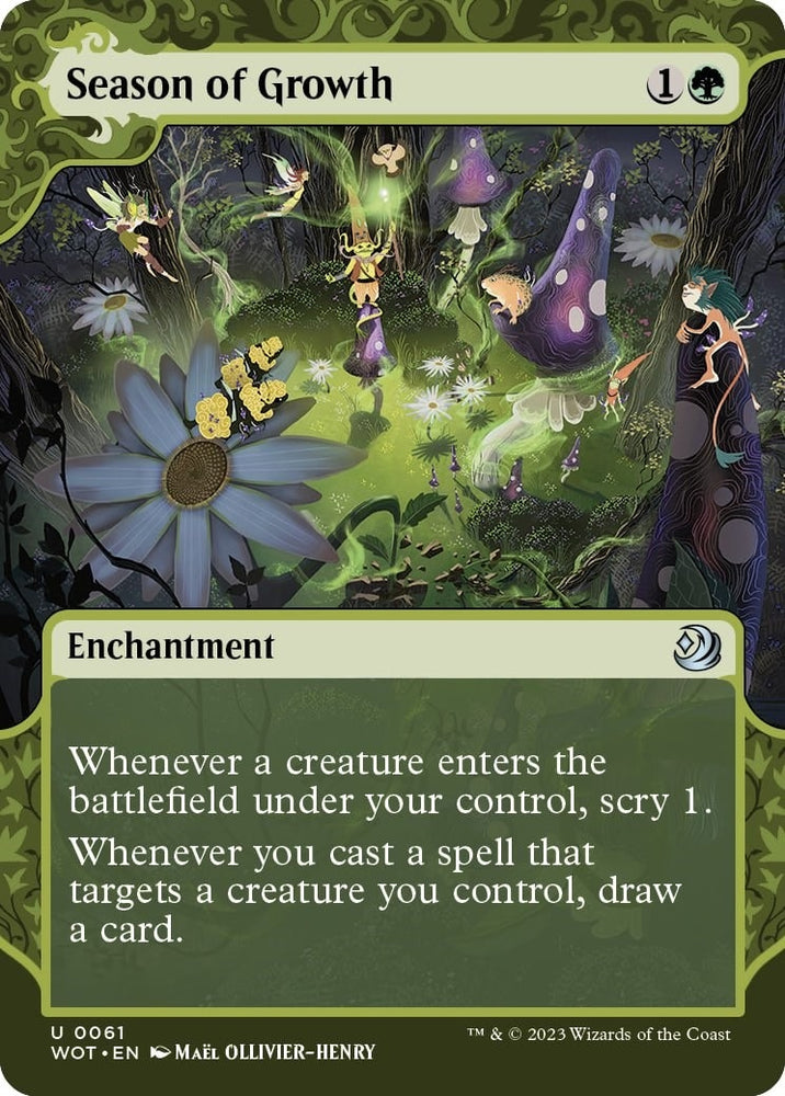 Image for Season of Growth (61) [Wilds of Eldraine: Enchanting Tales]