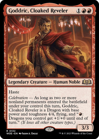 Image for Goddric, Cloaked Reveler (132) [Wilds of Eldraine]