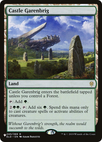 Image for Castle Garenbrig (240) [The List Reprints]