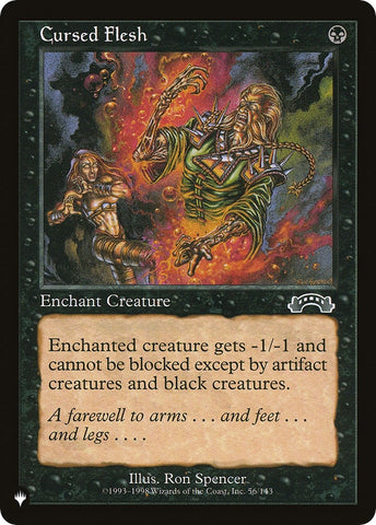 Image for Cursed Flesh (56) [The List Reprints]