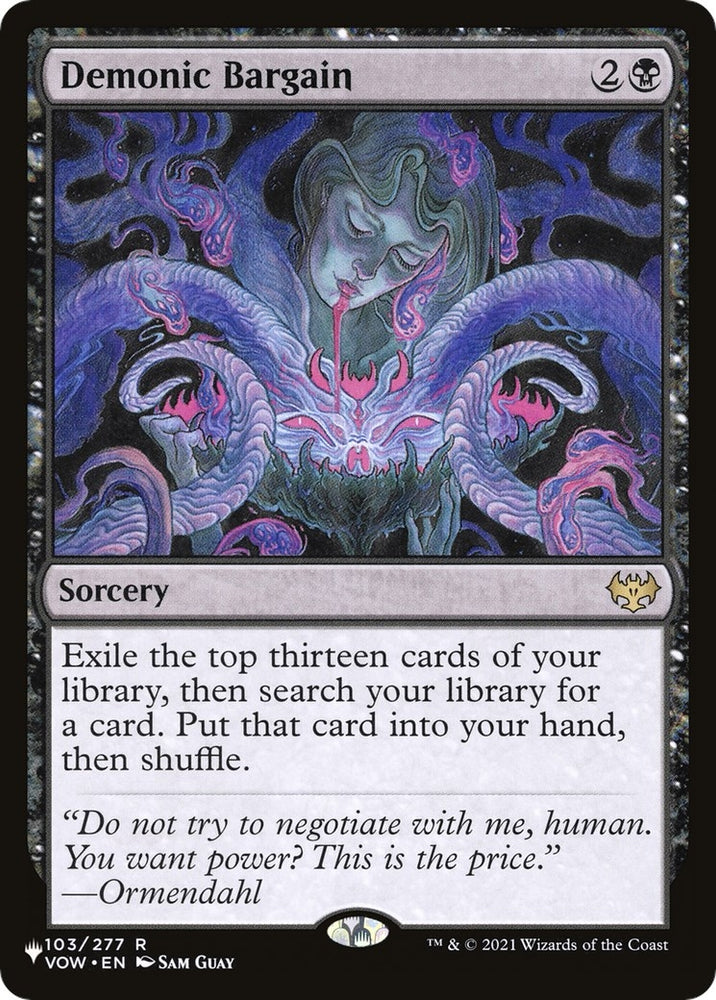 Image for Demonic Bargain (103) [The List Reprints]