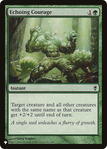 Image for Echoing Courage (161) [The List Reprints]