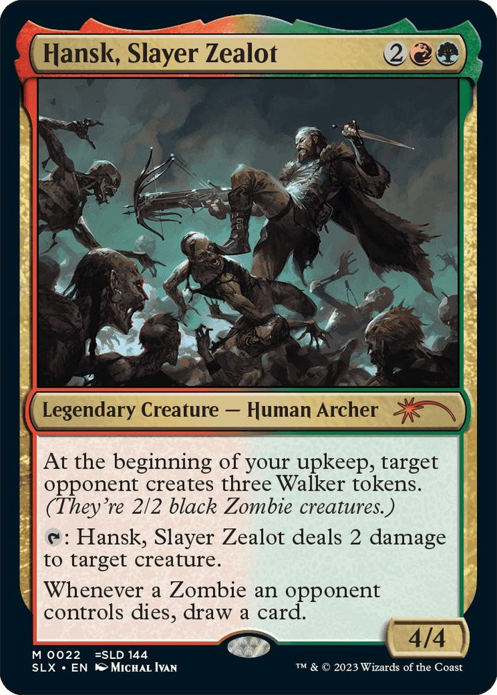 Image for Hansk, Slayer Zealot (22) [SLX Cards]