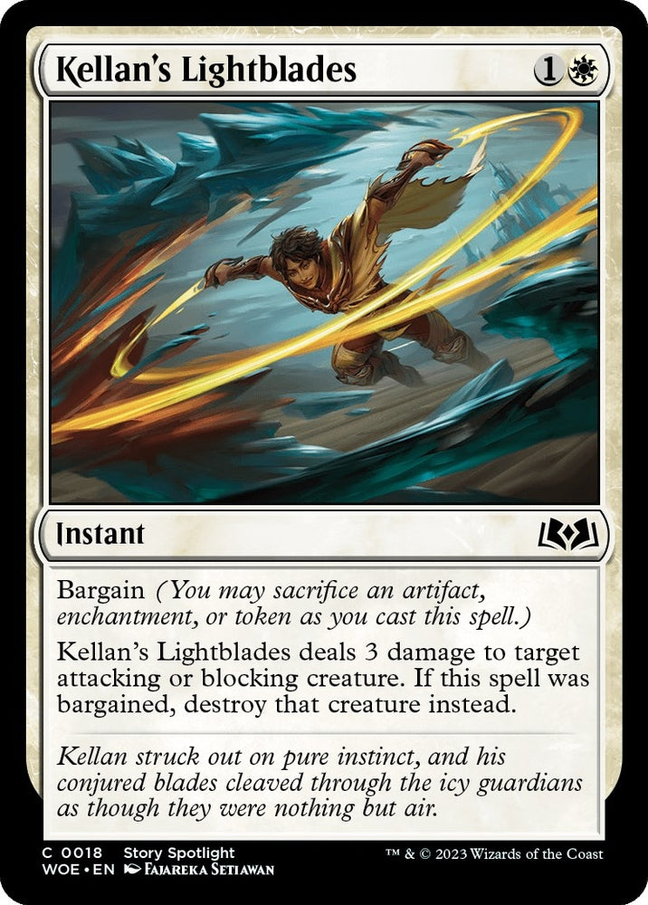 Image for Kellan's Lightblades (18) [Wilds of Eldraine]