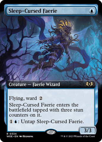 Image for Sleep-Cursed Faerie (Extended Art) (334) [Wilds of Eldraine]