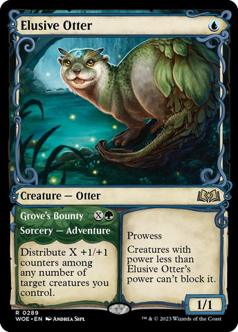 Image for Elusive Otter (Showcase) (289) [Wilds of Eldraine]