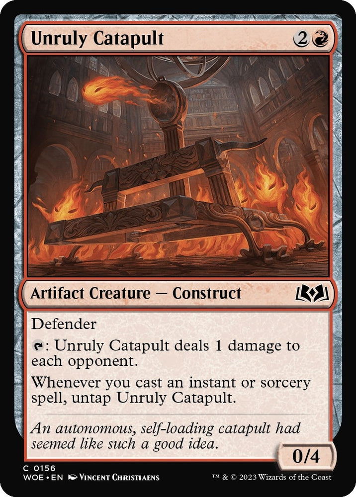 Image for Unruly Catapult (156) [Wilds of Eldraine]