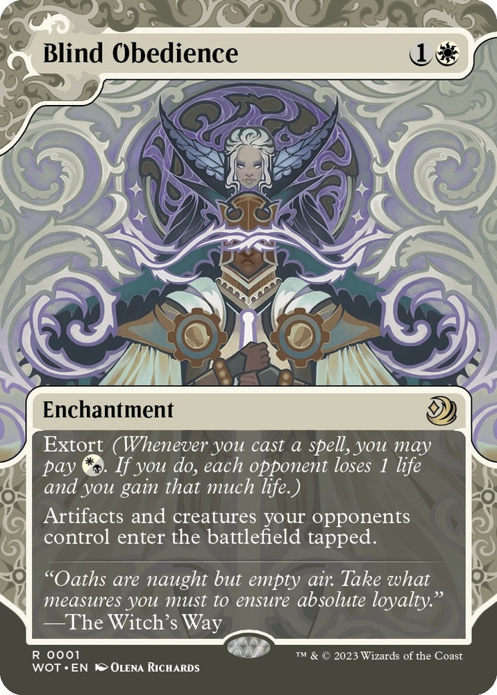 Image for Blind Obedience (1) [Wilds of Eldraine: Enchanting Tales]