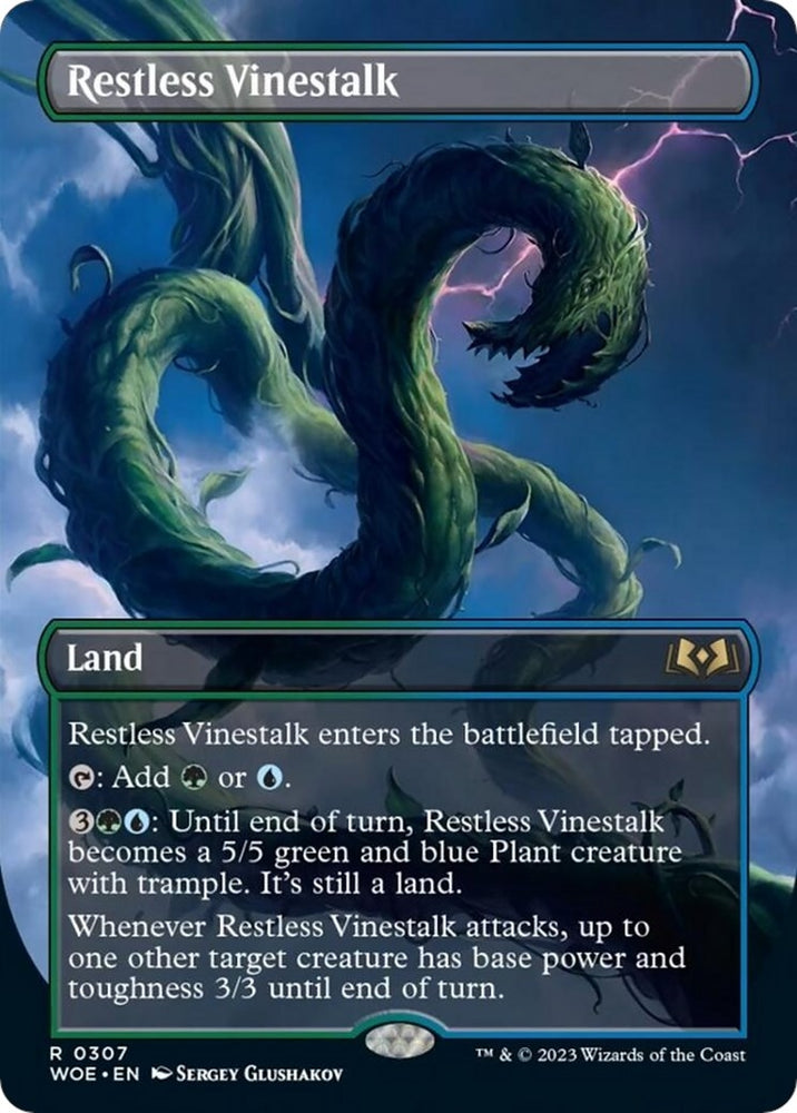Image for Restless Vinestalk (Borderless) (307) [Wilds of Eldraine]