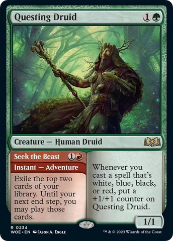 Image for Questing Druid (234) [Wilds of Eldraine]