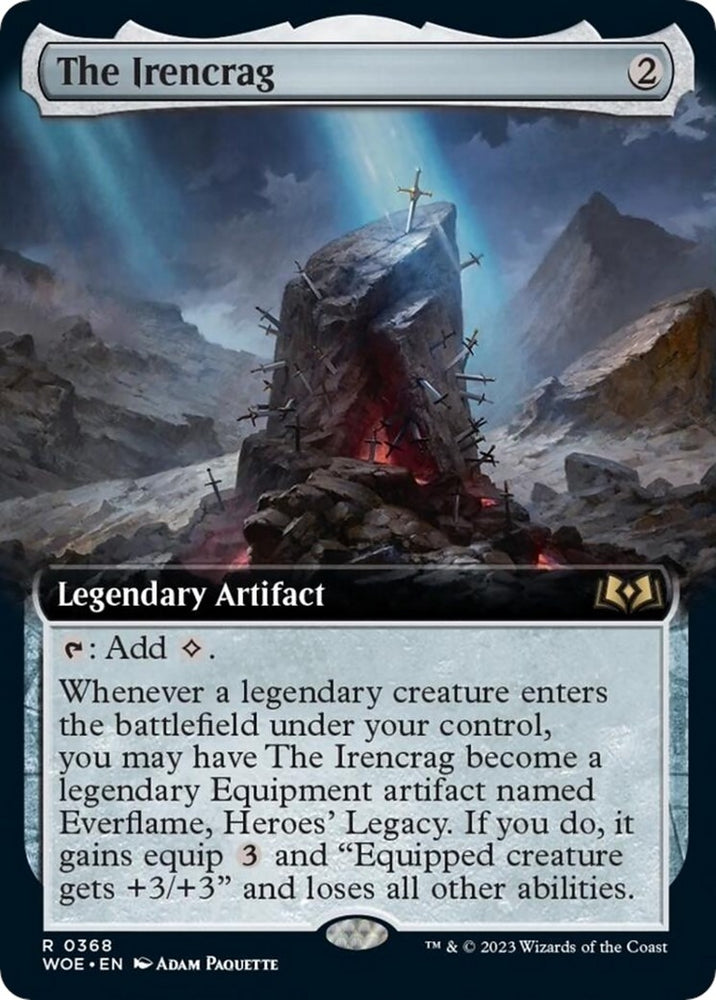 Image for The Irencrag (Extended Art) (368) [Wilds of Eldraine]