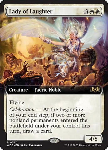 Image for Lady of Laughter (Extended Art) (370) [Wilds of Eldraine]