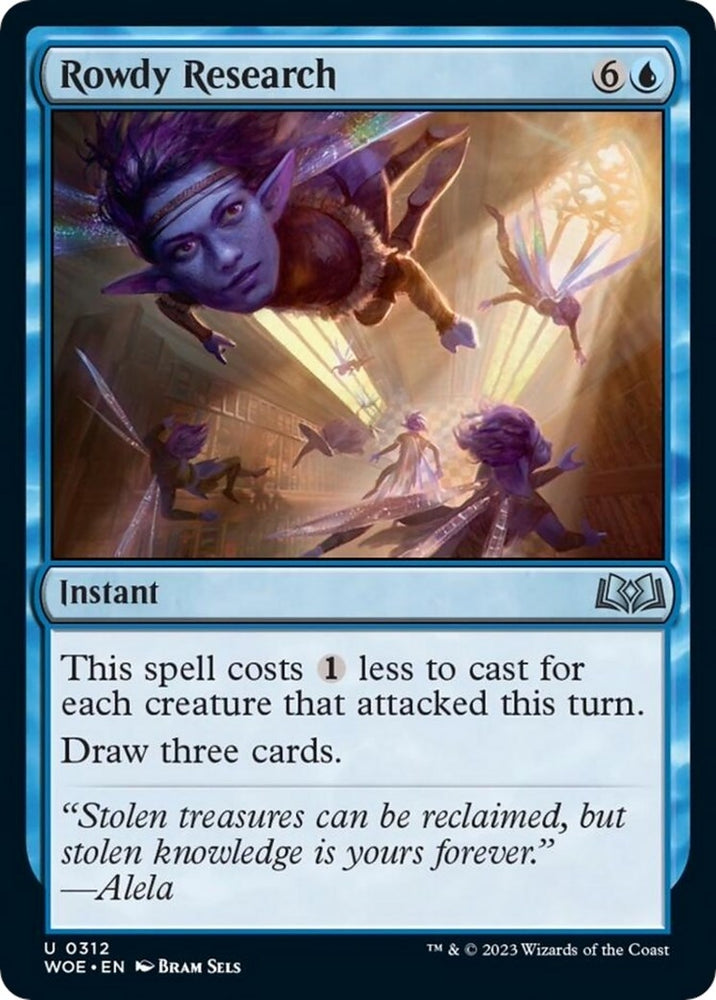 Image for Rowdy Research (312) [Wilds of Eldraine]