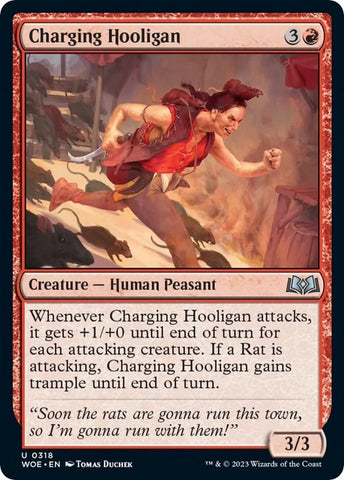 Image for Charging Hooligan (318) [Wilds of Eldraine]