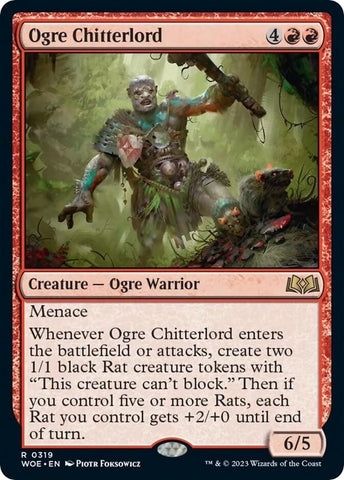 Image for Ogre Chitterlord (319) [Wilds of Eldraine]