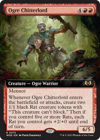 Image for Ogre Chitterlord (Extended Art) (373) [Wilds of Eldraine]