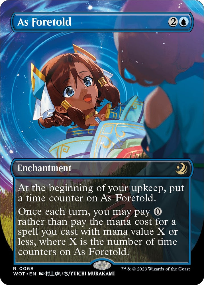 Image for As Foretold (Anime Borderless) (68) [Wilds of Eldraine: Enchanting Tales]