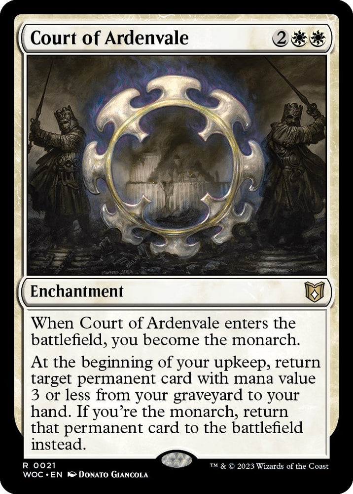 Image for Court of Ardenvale (21) [Commander: Wilds of Eldraine]