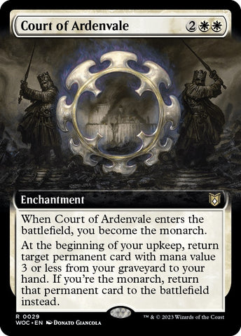 Image for Court of Ardenvale (Extended Art) (29) [Commander: Wilds of Eldraine]