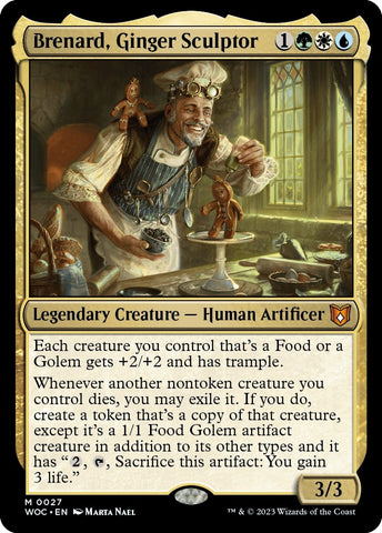 Image for Brenard, Ginger Sculptor (27) [Commander: Wilds of Eldraine]