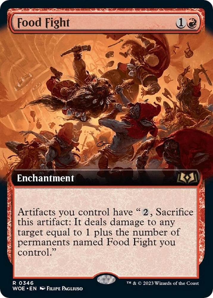 Image for Food Fight (Extended Art) (346) [Wilds of Eldraine]