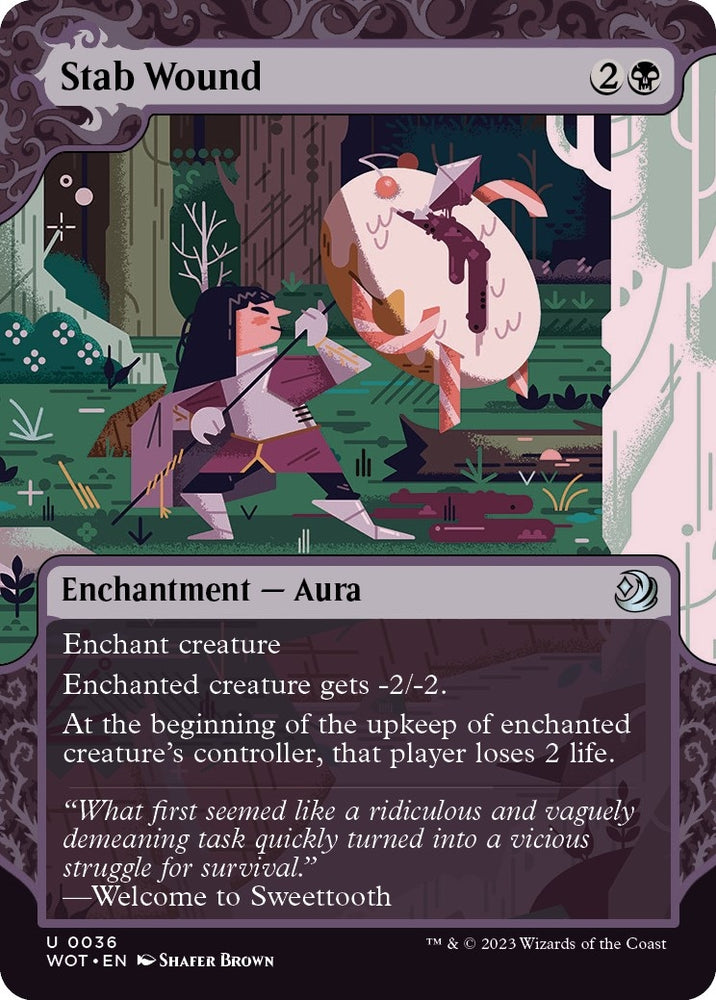 Image for Stab Wound (36) [Wilds of Eldraine: Enchanting Tales]