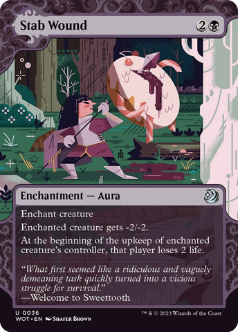Image for Stab Wound (36) - Magic: The Gathering