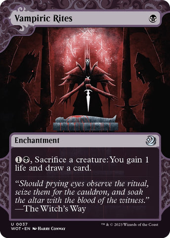 Image for Vampiric Rites (37) [Wilds of Eldraine: Enchanting Tales]