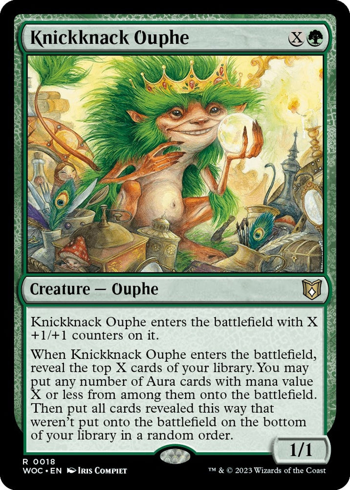 Image for Knickknack Ouphe (18) [Commander: Wilds of Eldraine]