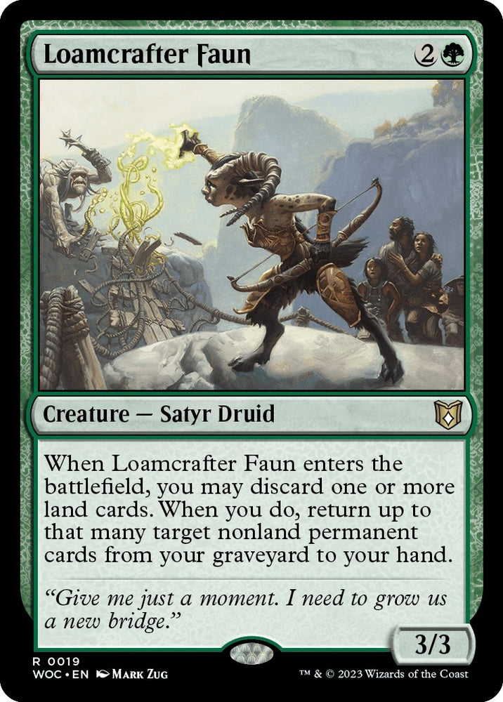 Image for Loamcrafter Faun (19) [Commander: Wilds of Eldraine]