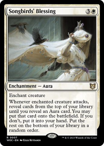 Image for Songbirds' Blessing (7) [Commander: Wilds of Eldraine]