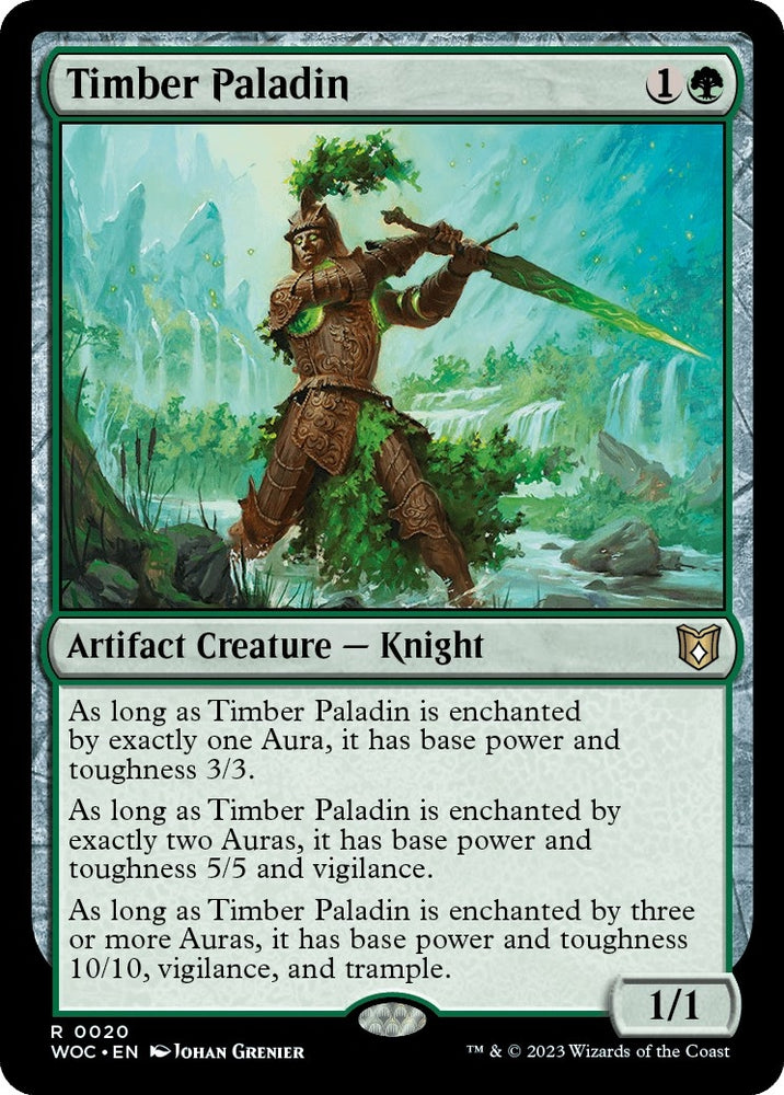 Image for Timber Paladin (20) [Commander: Wilds of Eldraine]