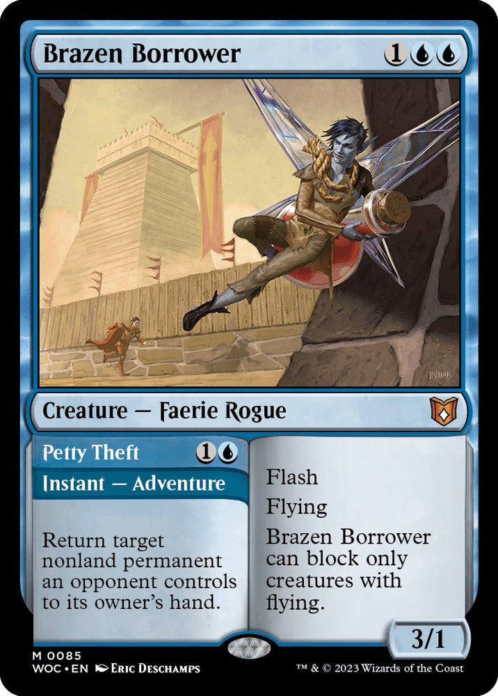 Image for Brazen Borrower (85) [Commander: Wilds of Eldraine]