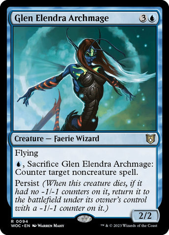 Image for Glen Elendra Archmage (94) [Commander: Wilds of Eldraine]