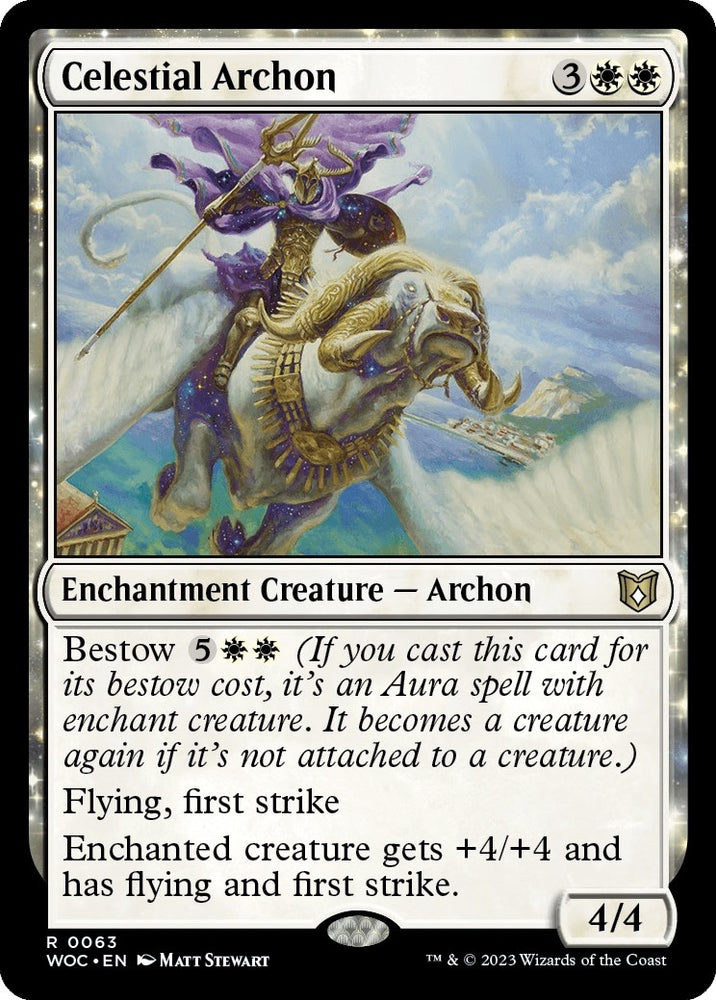 Image for Celestial Archon (63) [Commander: Wilds of Eldraine]
