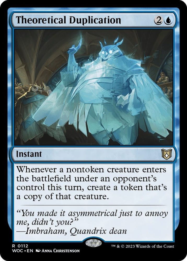 Image for Theoretical Duplication (112) [Commander: Wilds of Eldraine]