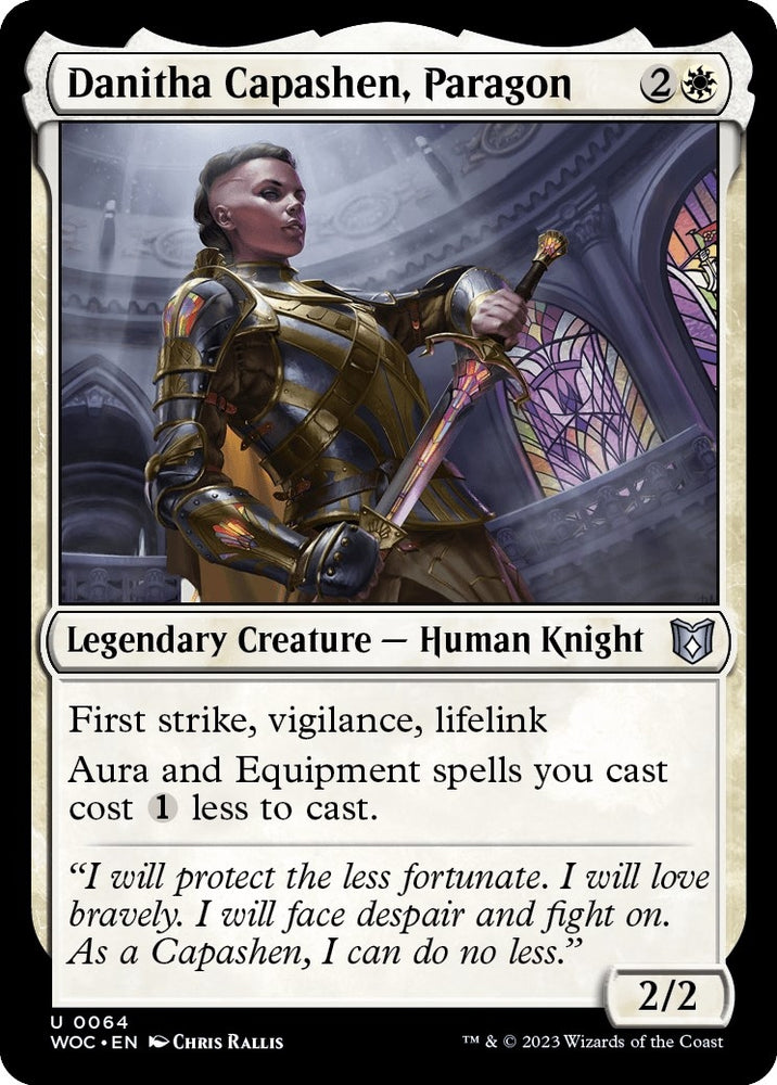 Image for Danitha Capashen, Paragon (64) [Commander: Wilds of Eldraine]