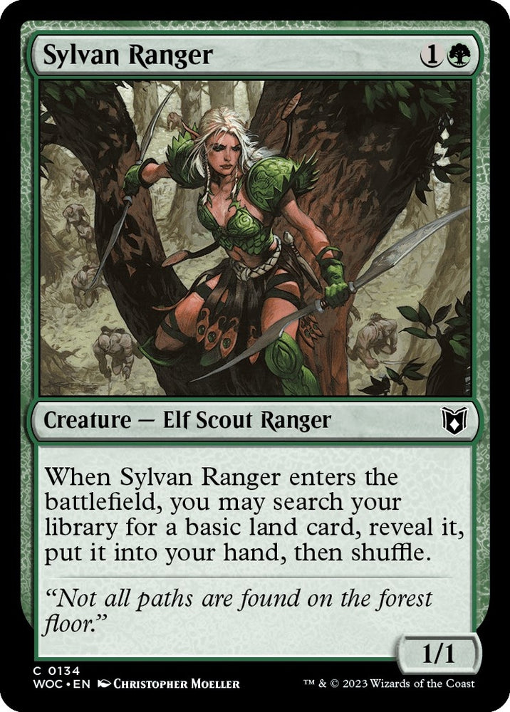 Image for Sylvan Ranger (134) [Commander: Wilds of Eldraine]