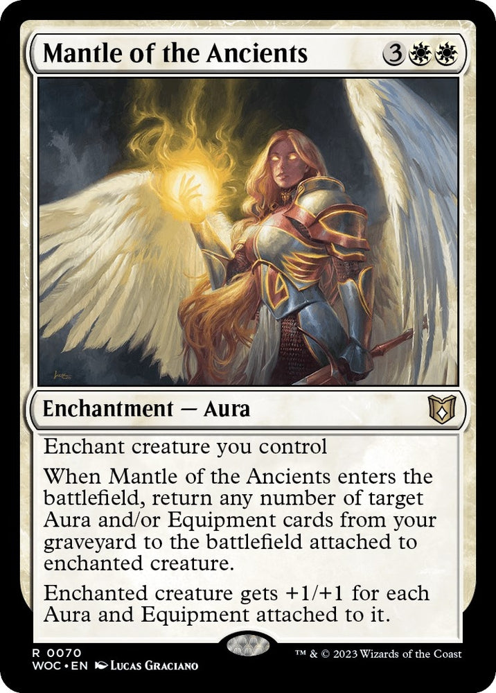 Image for Mantle of the Ancients (70) [Commander: Wilds of Eldraine]
