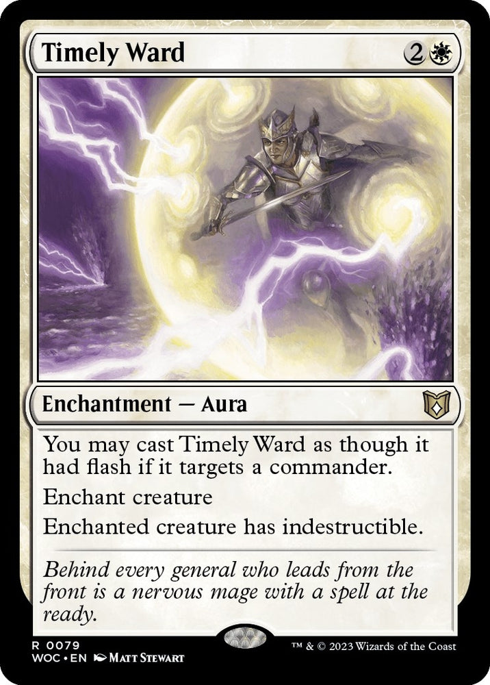 Image for Timely Ward (79) [Commander: Wilds of Eldraine]