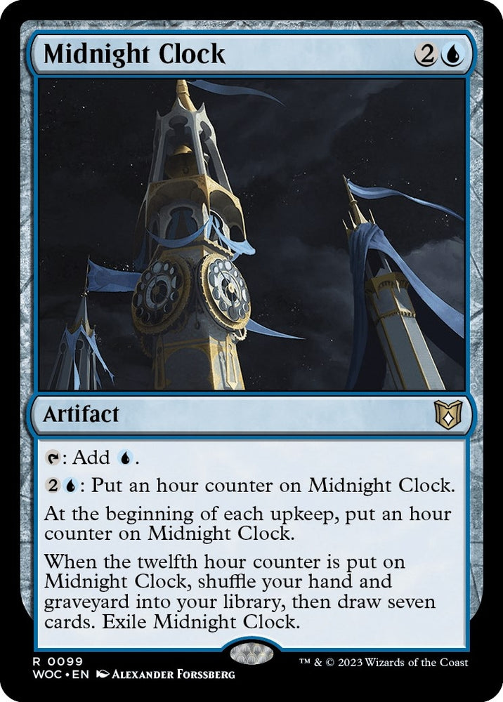 Image for Midnight Clock (99) [Commander: Wilds of Eldraine]