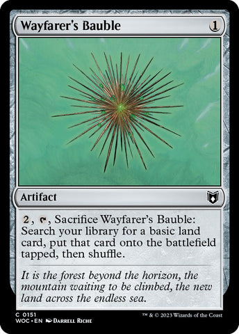 Image for Wayfarer's Bauble (151) [Commander: Wilds of Eldraine]