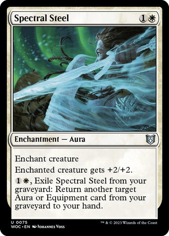 Image for Spectral Steel (75) [Commander: Wilds of Eldraine]