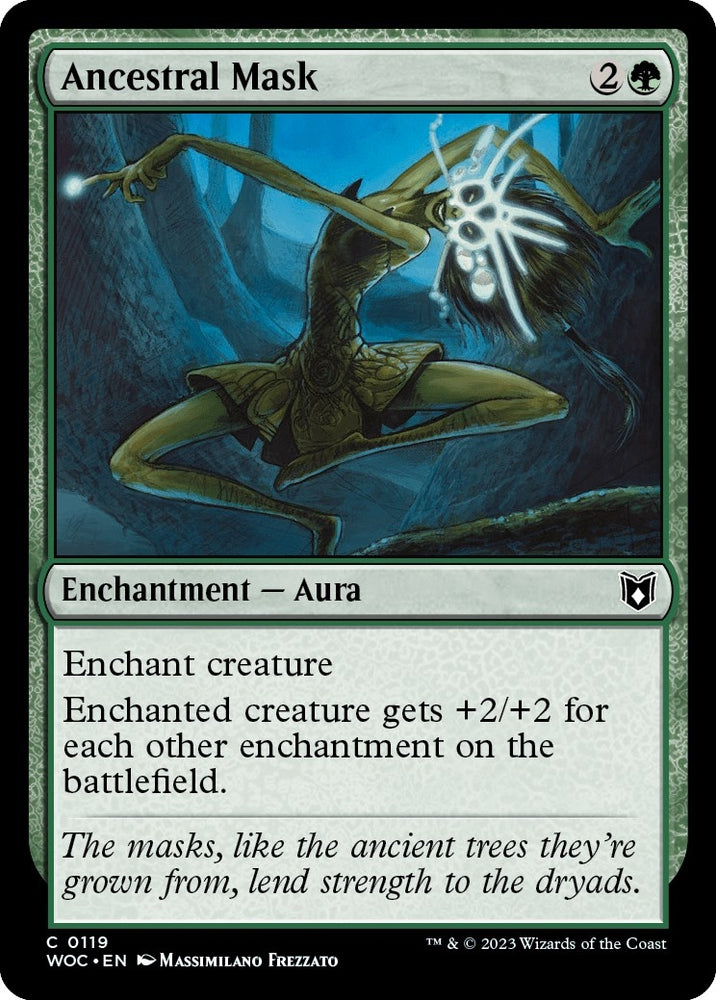 Image for Ancestral Mask (119) [Commander: Wilds of Eldraine]