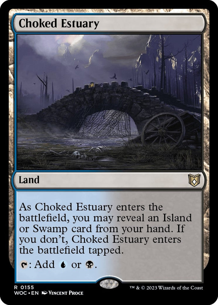 Image for Choked Estuary (155) [Commander: Wilds of Eldraine]