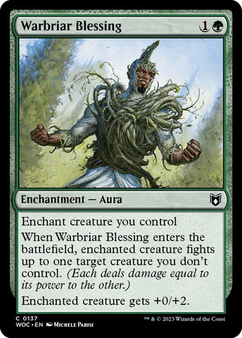 Image for Warbriar Blessing (137) [Commander: Wilds of Eldraine]